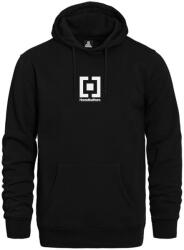Horsefeathers HOODED SWEATSHIRT VERTICAL MID LOGO Fekete, Fehér S (SM1422A)