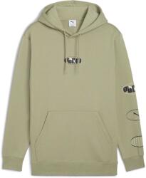 PUMA ESSENTIALS LOGO LAB EXEKUTION HOODIE Khaki, Fekete L (68818082)
