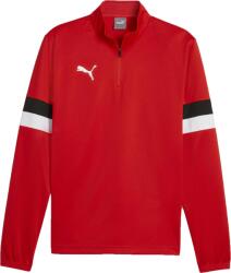 PUMA TEAMRISE 1/4 ZIP TOP Piros, Fehér XL (65865601)