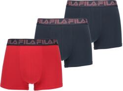 Fila BOXER 3 PIECES IN A GIFTBOX Sötétkék, Piros M (FUB5230/3-999)