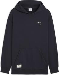 PUMA CLASS RELAXED HOODIE FL Sötétkék, Fehér XL (68802616)