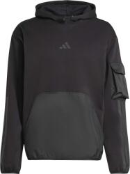 Adidas CITY TECH UTILITY HOODED M Fekete, Sötétszürke L (JM1484)