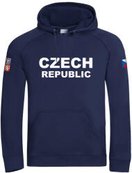PROGRESS CZ HOODY MAN Sötétkék, Fehér, Mix L (53MKSS5)