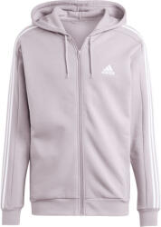 Adidas ESSENTIALS FLEECE 3-STRIPES FULL-ZIP HOODIE Rózsaszín, Fehér M (IS0009)
