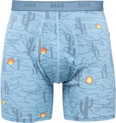 SAXX QUEST QUICK-DRY MESH BOXER BRIEF FLY Kék, Narancssárga L (SXBB65FCWB)