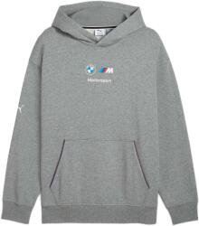 PUMA BMW M MOTORSPORT ESSENTIALS+ HOODIE FLEECE Szürke, Fehér S (63304703)