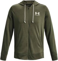 Under Armour RIVAL TERRY LC FZ Khaki, Fehér XL (1370409-390)