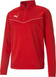 PUMA TEAMRISE 1 4 ZIP TOP Piros, Fehér L (65739401)