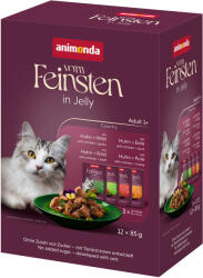 Animonda Vom Feinsten 24x85g animonda vom Feinsten Adult Raffinesse szárazföldi válogatás nedves macskatáp