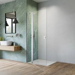 Radaway Perete de dus, cu o parte fixa si una mobila, crom lucios, Radaway Nes 6 Chrome Walk-In KDD II 10031080-01-01L (10031080-01-01L)