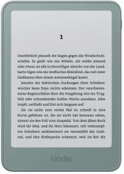 Amazon Kindle 32 GB (cea mai recentă generație), subțire, nou design din aluminiu, display de 6 inch, fără reclame - Verde sticlă de mare Aluminiu - LP38MA (B0FZD5VTSY) eReader