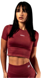Nebbia Seamless crop top with SS Power Mărime: M / Culoare: roșu (8910530)