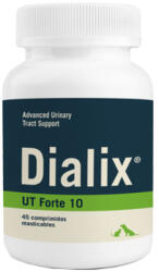VetNova Supliment dietetic complet pentru managementul struvitilor si al afectiunilor tractului urinar inferior DIALIX UT Forte 10, VetNova, 45 tabs