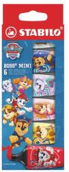 STABILO Evidențiator STABILO BOSS MINI PAW Patrol (set de 6)