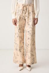 Twinset pantaloni wide leg pentru femei din bumbac cu elastan 9BY2-SJDZOH_02X (262LI2MCC)