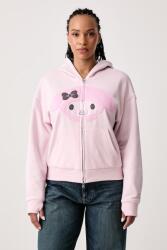 Converse kifordítható pulóver női pamuttal x HELLO KITTY - rózsaszín M
