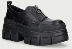 Buffalo férfi mokaszin Gopher Front Zip Lo Bs - fekete Férfi 42