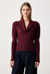 TWINSET pulóver női gyapjú - burgundia S