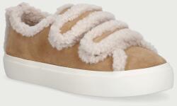 Inuikii SHEARLING LOW VELCRO gyerek velúr sportcipő - bézs 31