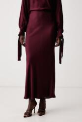 Twinset szoknya viszkóz - burgundia 34