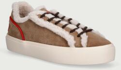 Inuikii Lila Shearling Lace Up sportcipő férfi velúr - barna Férfi 43