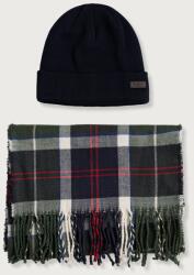 Barbour sapka és sál férfi Swinton & Galingale - sötétkék Univerzális méret - answear - 31 990 Ft