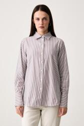 Barbour női ing pamuttal May - szürke 38