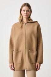 MM by Max Mara női gyapjú kardigán MMLNOTIZIA - bézs S