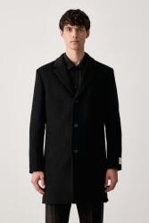 Calvin Klein férfi kabát merino gyapjúval - fekete 46
