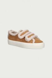 Inuikii SHEARLING LOW VELCRO sportcipő gyerek velúr - bézs 34