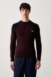Lacoste pulóver férfi gyapjú - burgundia M