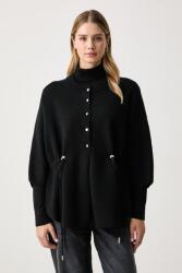 Fracomina női kardigán viszkózzal - fekete S - answear - 51 990 Ft