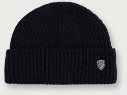EA7 Emporio Armani gyapjú beanie - sötétkék M - answear - 21 990 Ft
