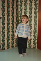 Konges Sløjd alsó gyerek pamut elasztánnal REMY PANTS GOTS - sötétkék 116