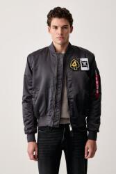 Alpha Industries bomber dzseki férfi MA-1 Black Devils Bomber - szürke M