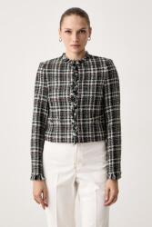 Twinset női blézer pamuttal - fekete M