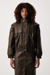 Twinset női műbőr kabát - barna 38 - answear - 115 990 Ft
