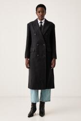 Morgan női kabát gyapjú hozzáadásával - szürke 38