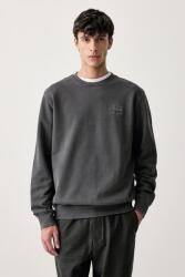 G-Star RAW melegítőfelső férfi pamut Logo overdyed r - szürke S