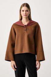 MAX&Co. Max&Co. rövid kabát női gyapjú VISCHIO - barna 34