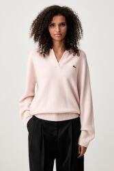 Lacoste pulóver női kasmír - rózsaszín 34