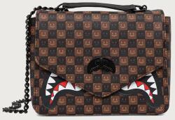Sprayground oldaltáska női SHARKS IN PARIS - barna Univerzális méret