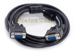 Compatibil Cablu VGA de Monitor, 15 Pini, Tata-Tata, 3m Lungime - Tip Male-Male pentru Monitor sau Proiector (CVGA3M)