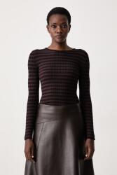 TWINSET pulóver női viszkózzal - barna XL - answear - 55 990 Ft