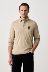 Aeronautica Militare hosszúujjú férfi pamut - bézs XXL - answear - 39 990 Ft