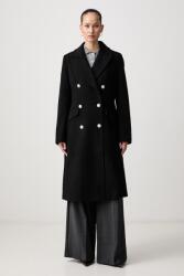 DKNY női kabát gyapjúval - fekete L - answear - 105 990 Ft