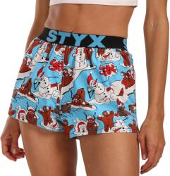 Styx Boxeri largi damă Styx art elastic sportiv Crăciun distracție (T1958) L (186403)