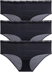 Dorina 3PACK chiloți hipster damă Dorina Essential Microfibre negri (DCMI0013MI138-3X0009) 4XL (186632)
