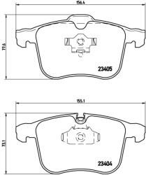  BREMBO fékbetétkészlet, tárcsafék P 59 049