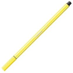 STABILO Stabilo: Pen 68, cariocă galben fluorescent, cu vârf de 1 mm (68/024)